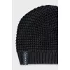 Black knitted set