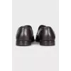 Men's brown leather loafers