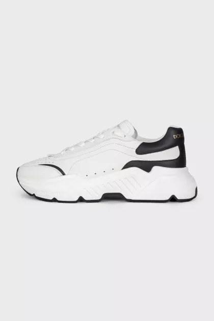 Men's Daymaster leather sneakers with tag