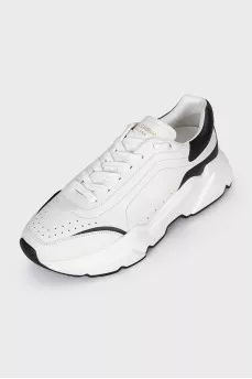 Men's Daymaster leather sneakers with tag