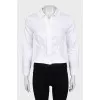 White fitted shirt