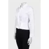 White fitted shirt