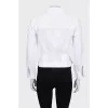 White fitted shirt