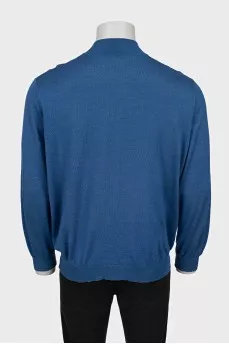 Men's cashmere and silk pullover