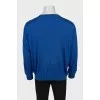 Men's loose cashmere and silk jumper