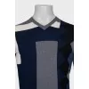 Men's gray jumper with a print