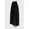 Black maxi skirt with tag