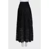 Black maxi skirt with tag
