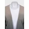 Tapered gradient cardigan