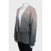 Tapered gradient cardigan