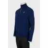 Men's blue wool pullover