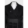 Coat with detachable bottom