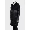 Coat with detachable bottom