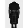 Coat with detachable bottom