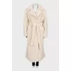Double-breasted teddy coat