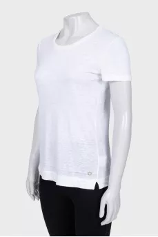 White linen T-shirt