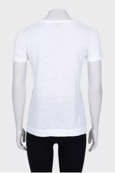 White linen T-shirt