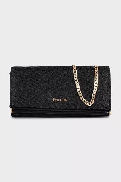 Clutch on a gold chain