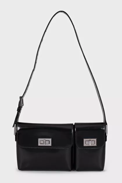 Black bag with patch pockets