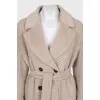 Alpaca and wool coat