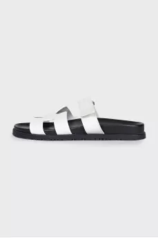 White Chypre sandals
