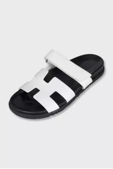 White Chypre sandals