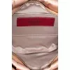 Textile clutch with a flower