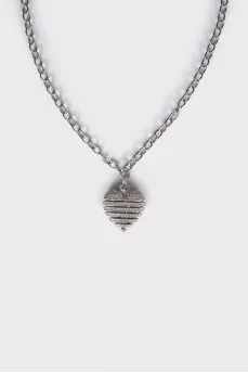 Silver heart pendant