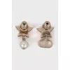 Asymmetrical stud earrings