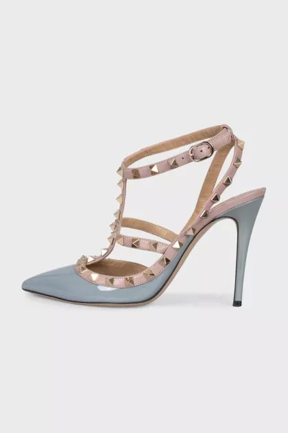 Блакитні туфлі Rockstud