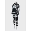 Men's tracksuit with military print