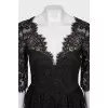 Lace V-neck jumpsuit