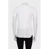 Beige asymmetrical T-shirt