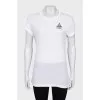 Long T-shirt with print on the back