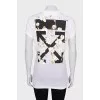 Long T-shirt with print on the back