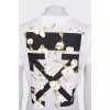 Long T-shirt with print on the back