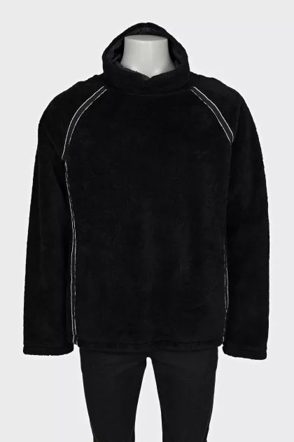 Men's anorak with a high collar
