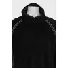 Men's anorak with a high collar