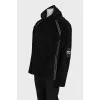 Men's anorak with a high collar