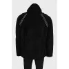 Men's anorak with a high collar