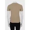 Short sleeve cashmere knit sweater
