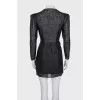 V-neck cocktail dress