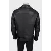 Men's black lambskin jacket