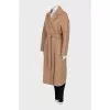 Beige coat for the smell