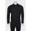 Men's black pullover