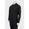 Men's black pullover