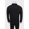 Men's black pullover