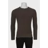 Men's textured knit jumper