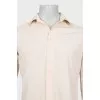 Men's yellow shirt with brand logo