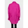 Блуза oversize в принт горох